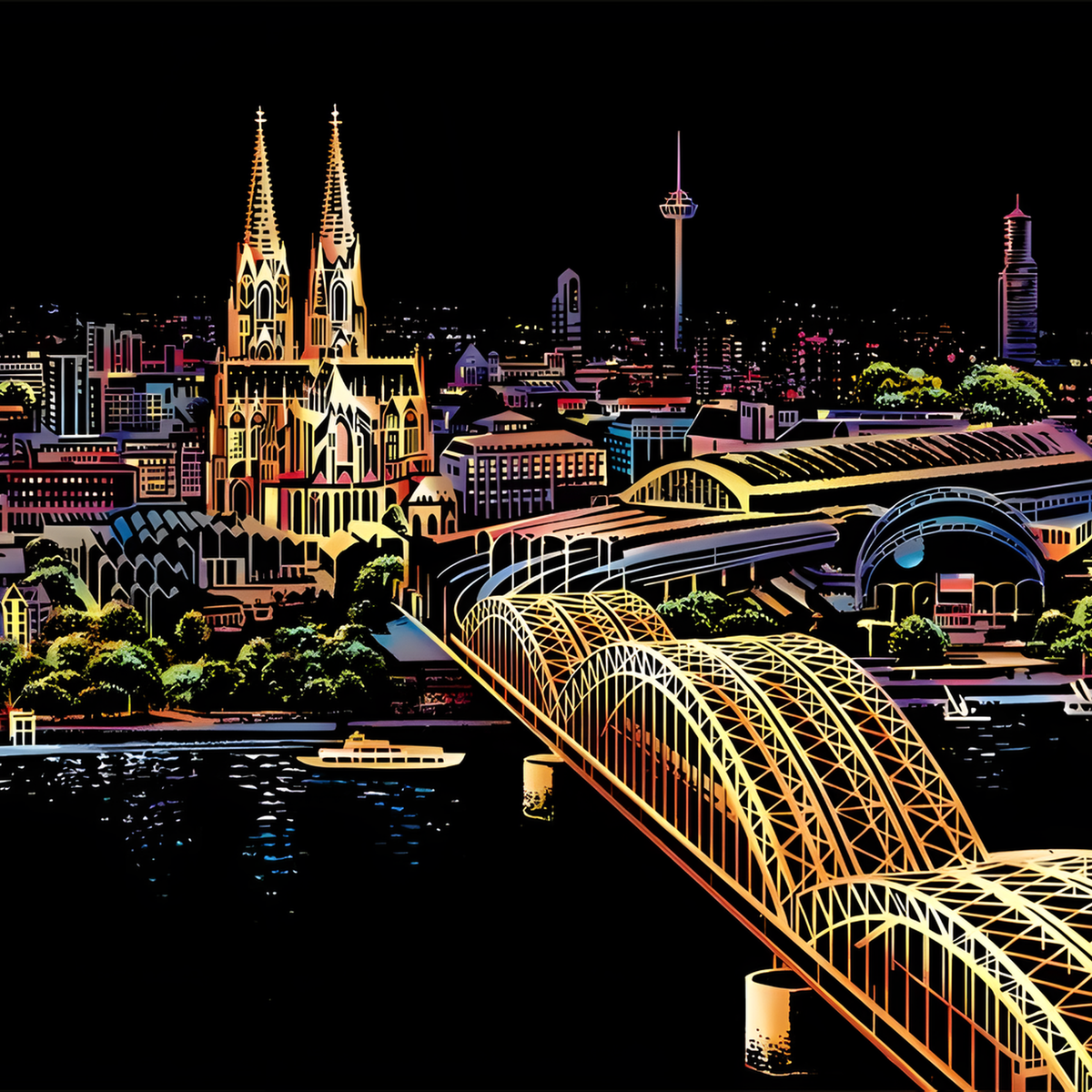 City Scratch Art Kit