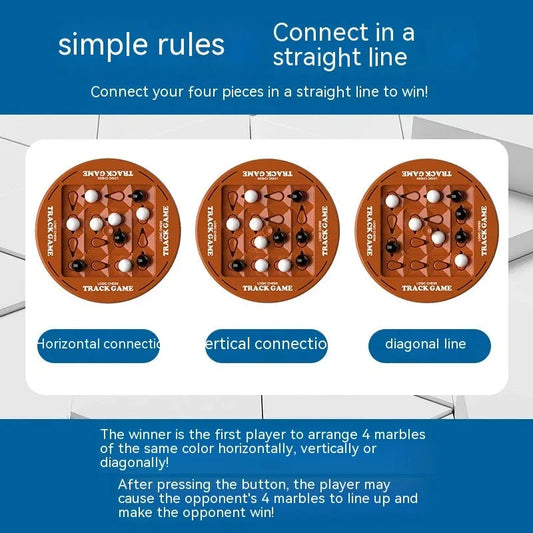 Track Logic Chess Double Battle Board Game Toy