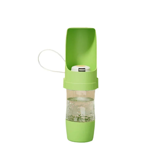 2 In 1 Cat Travel Pet Dog Water Bottle Outing Feeder Drinking Portable Cup