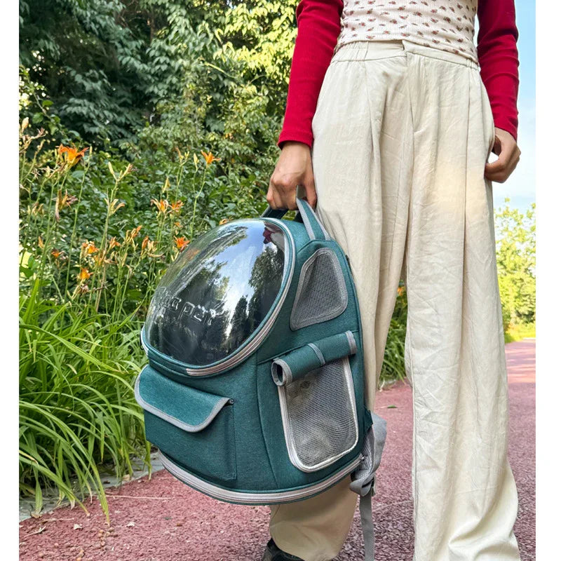 Large Capacity Pet Bag Scratch-Resistant High Load-Bearing Foldable Backpack