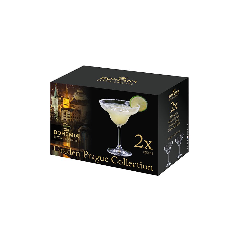 Bohemia Royal Crystal margaritaglas 350 ml – 2-pack