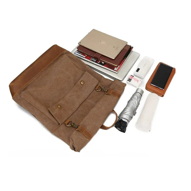 Canvas Roll Cover Men's Backpacks