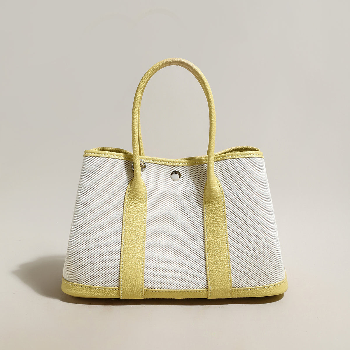 Carefree Canvas and Leather Top Handle Bag-8