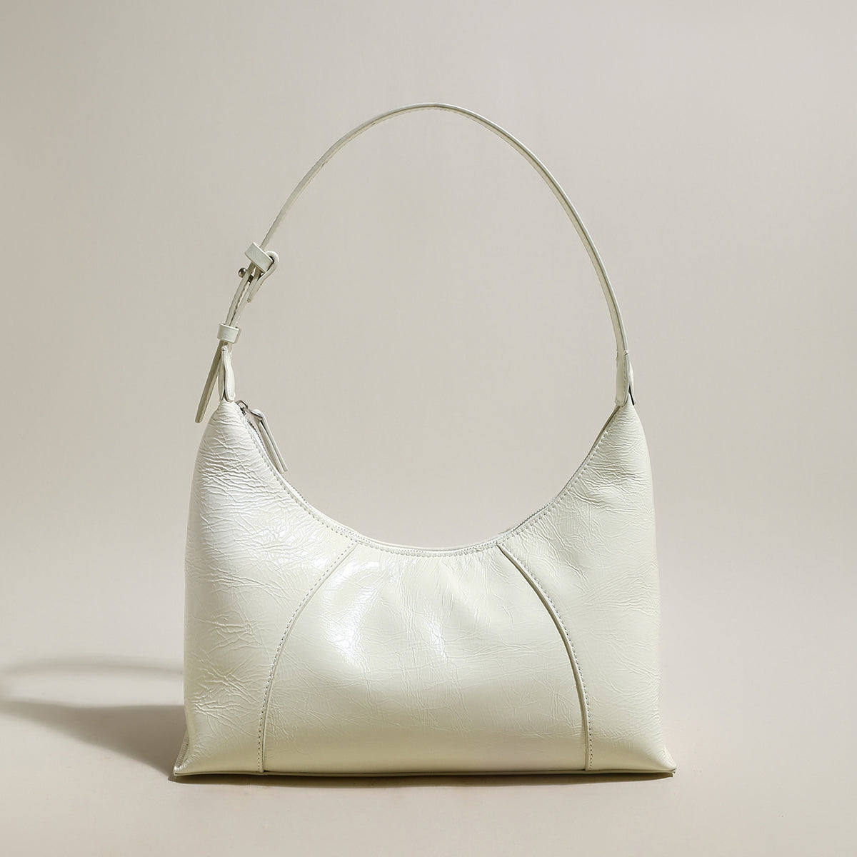 Emmanuelle Leather Shoulder Bag-6