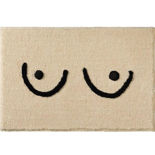 Modern Minimalist Bathroom Water Absorbent Floor Mat Rug