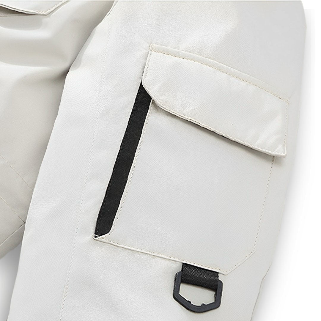 White 2XL Winter Fur Hooded Down Jacket Stylish Lightweight Quilted Warm Puffer Coat