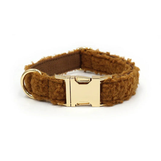 Soft Comfortable And Adjustable Plush Dog Collar