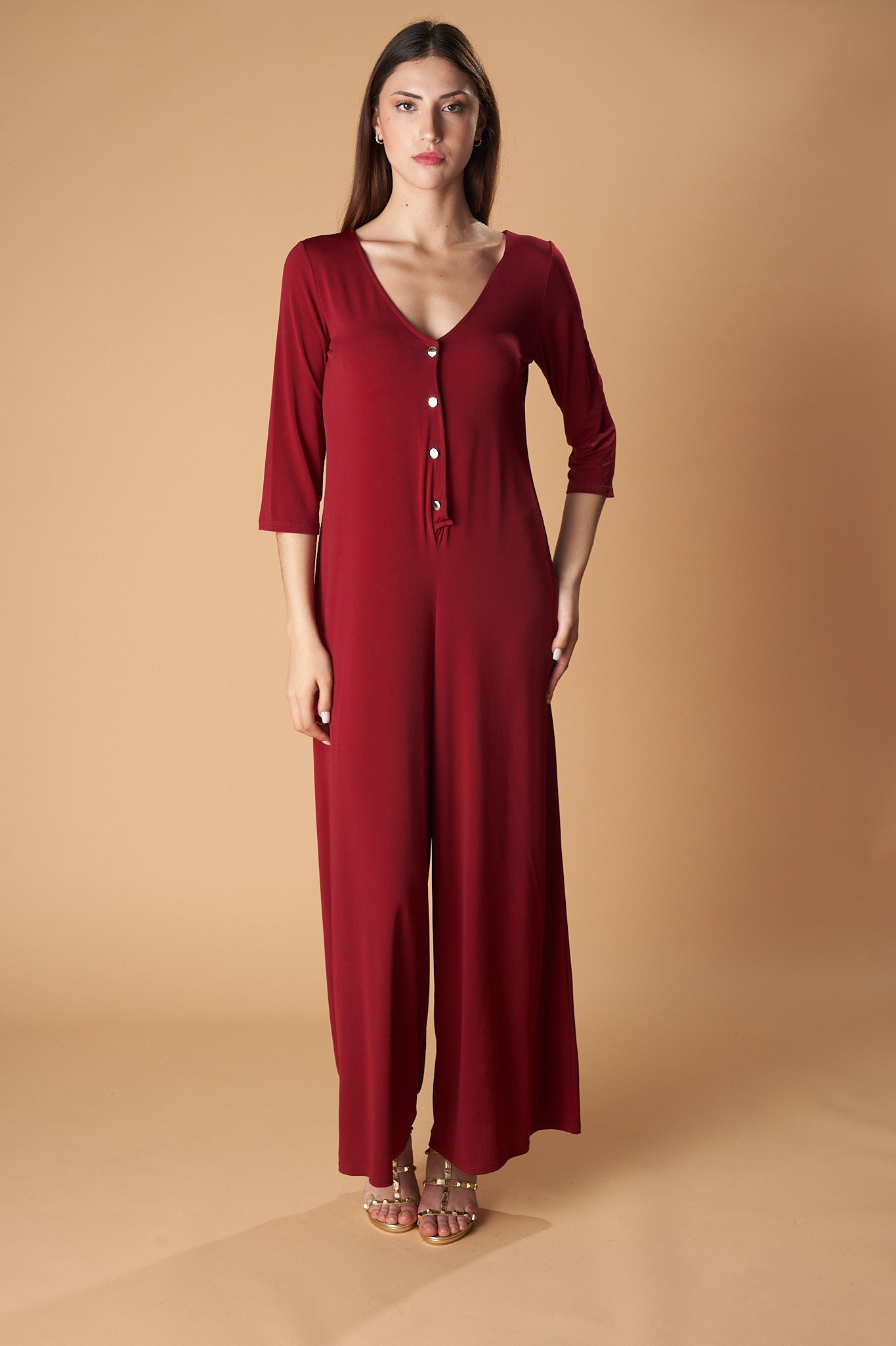 3/4 SLEEVE JUMPSUIT-1