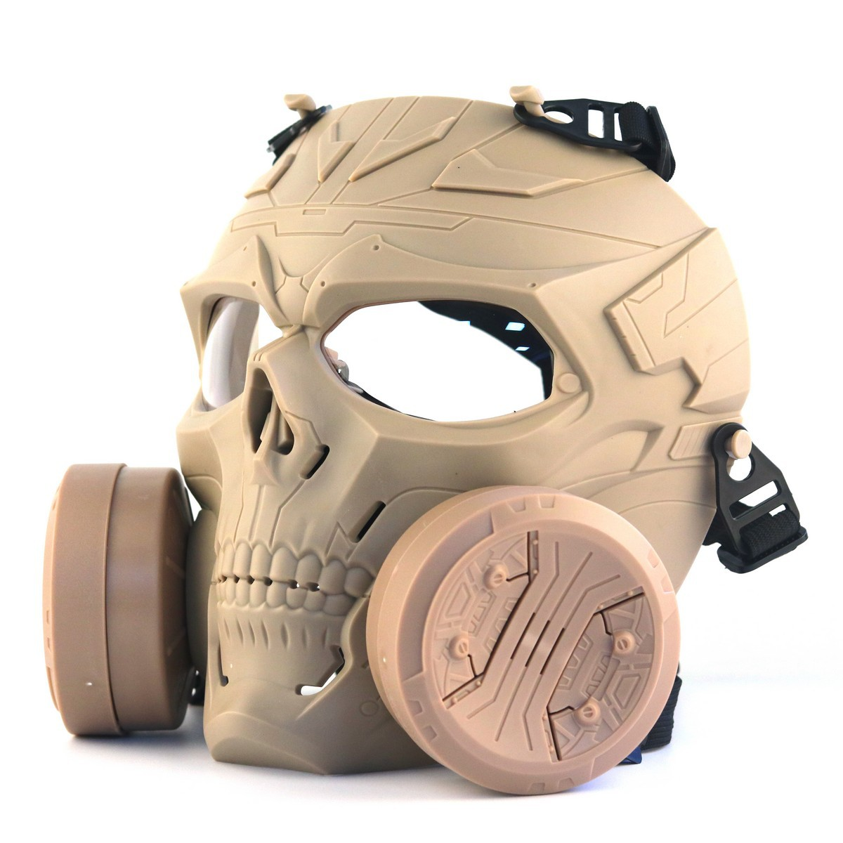Tactical Skull Mask With Dual Fans