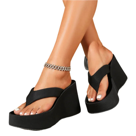 Thick Soled Slippers Woman Lady Shoes Sandals