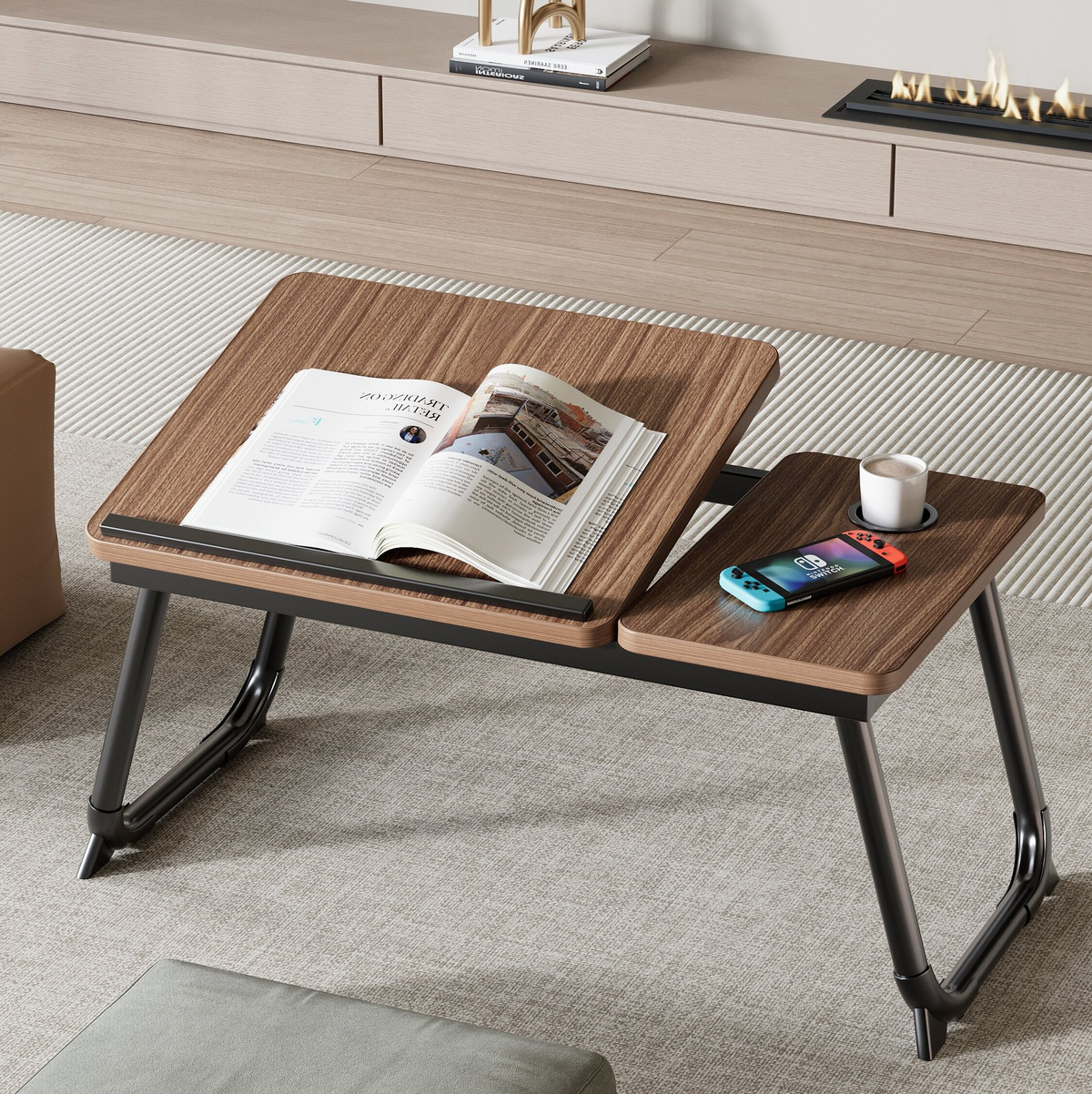 Adjustable Folding Bed Table