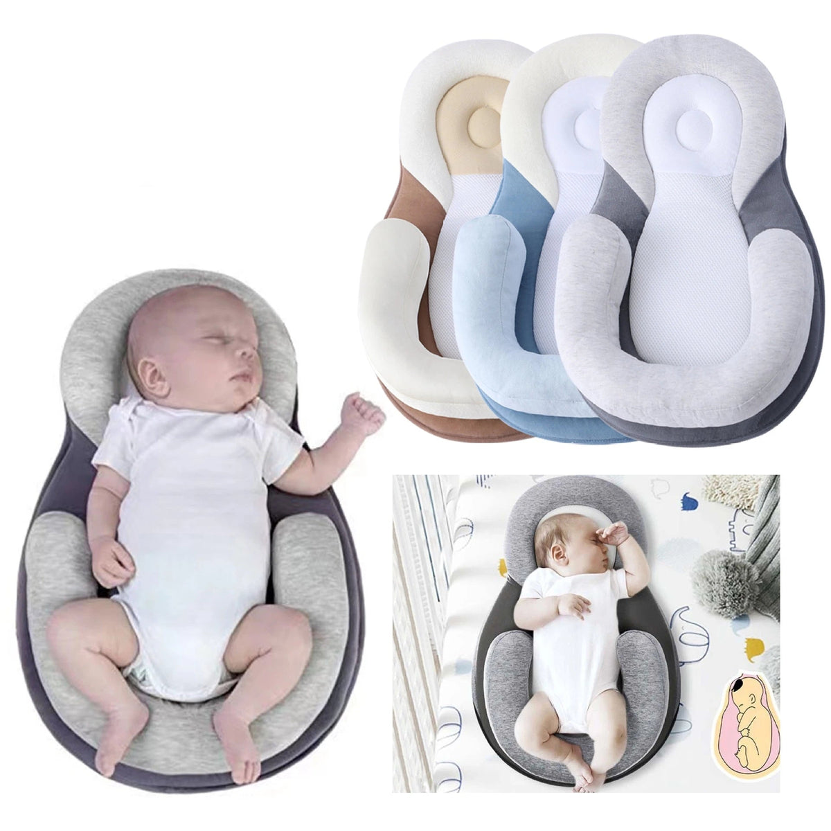 Baby-Anti-Rollover-Schlafkissen