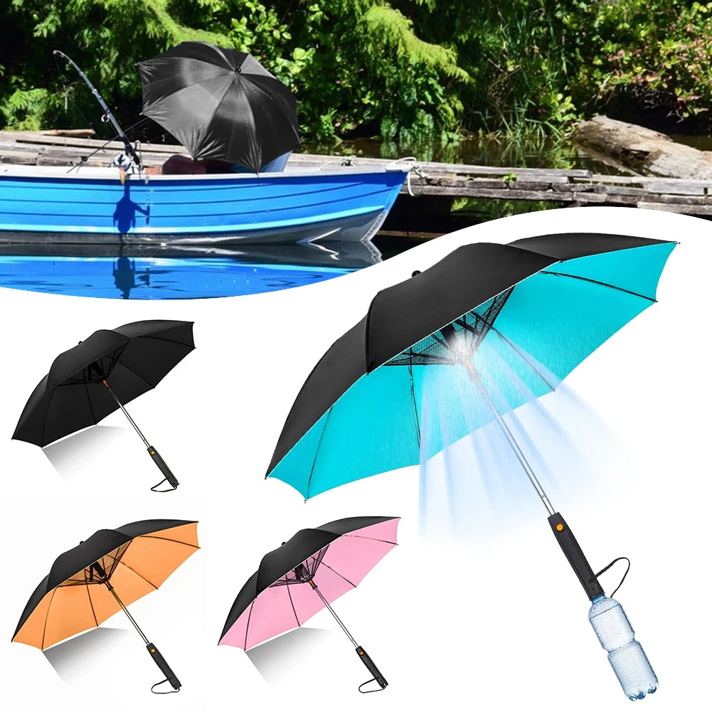 Portable Umbrella with Fan & Misting
