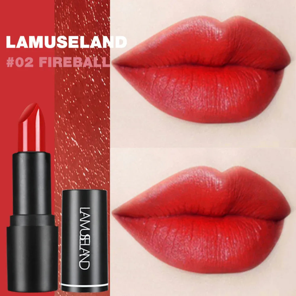 12-Color Moisturizing Velvet Lipstick