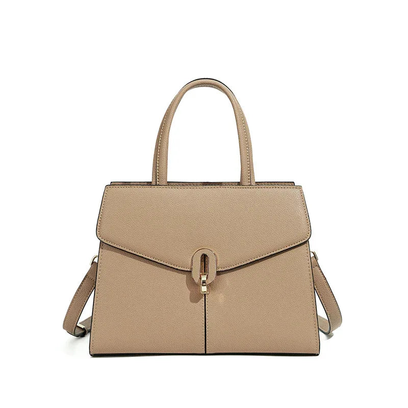 Leather Commuting High-Grade Handbag For Women