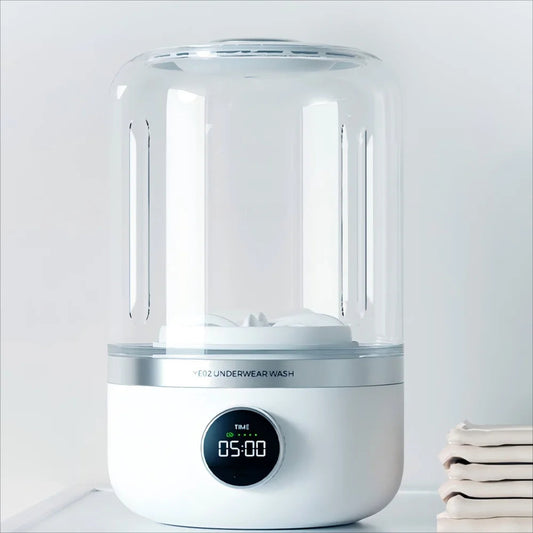 Cordless Portable Washing Machine Underwear Baby Clothes Washer with Quiet Motor