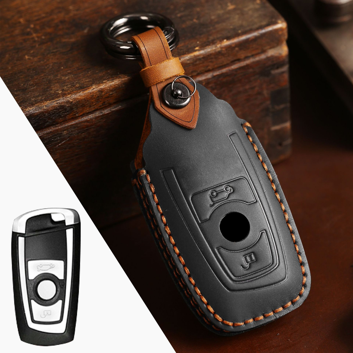 Leather Car Key Cover