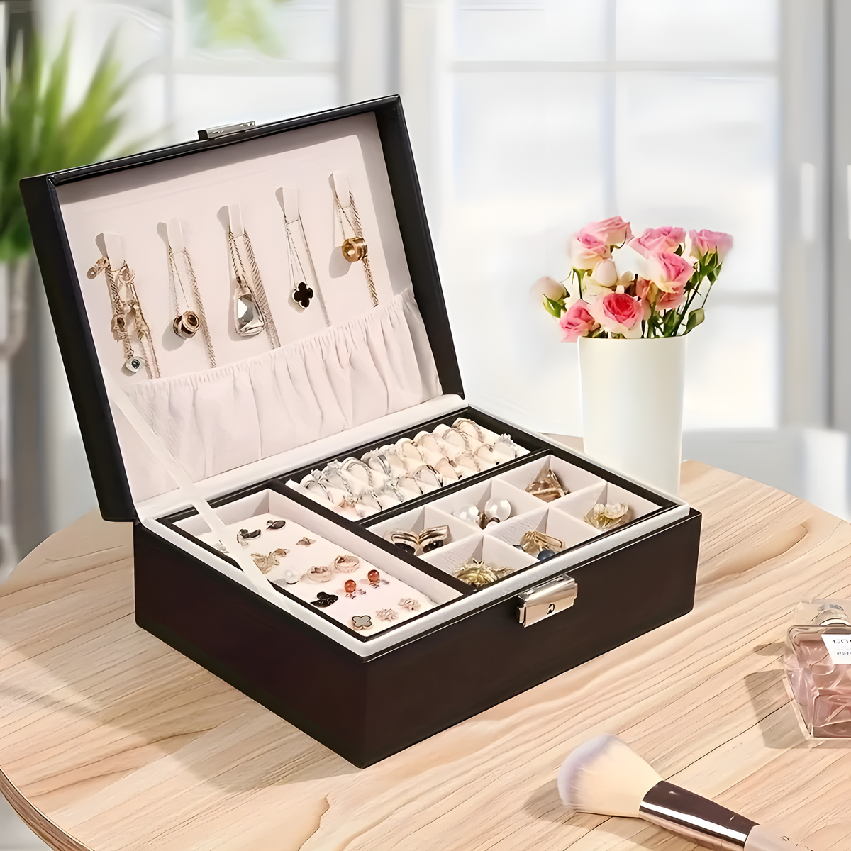 Three-Layer Jewelry Organizer