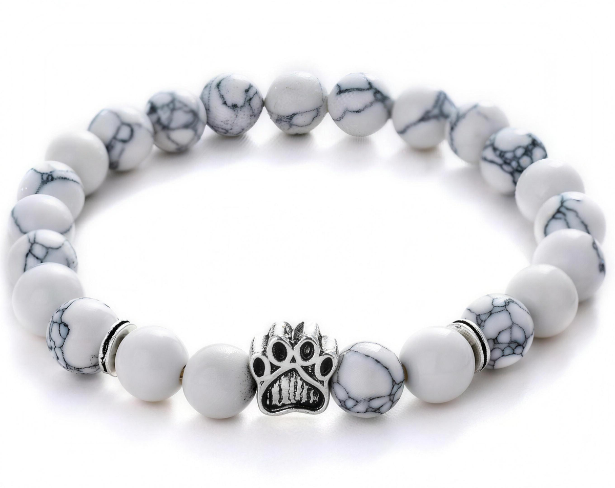 Dog Paw Bead Bracelet