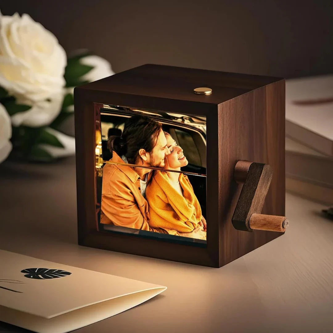 Kurbel-Fotobox