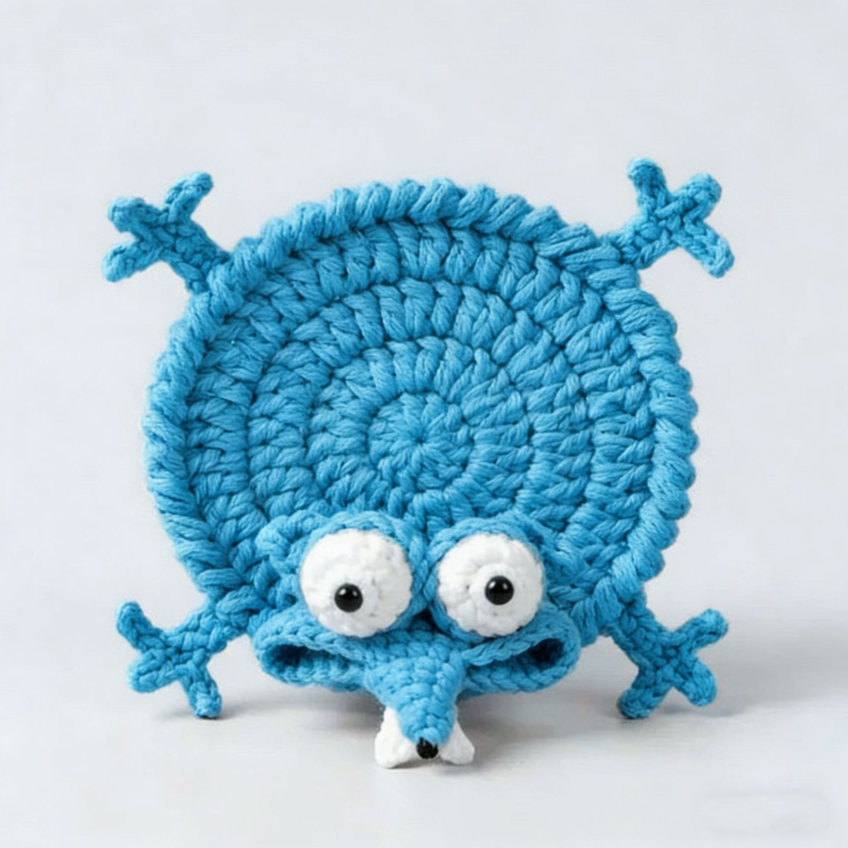 Crochet Mouse Drink Coaster