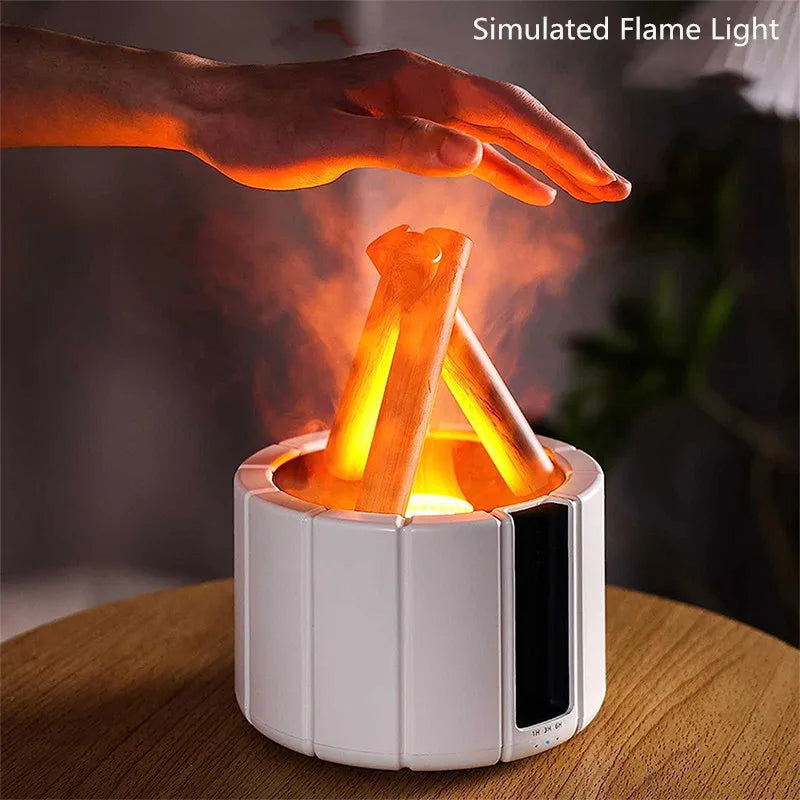 Diffusor in Lagerfeuerform