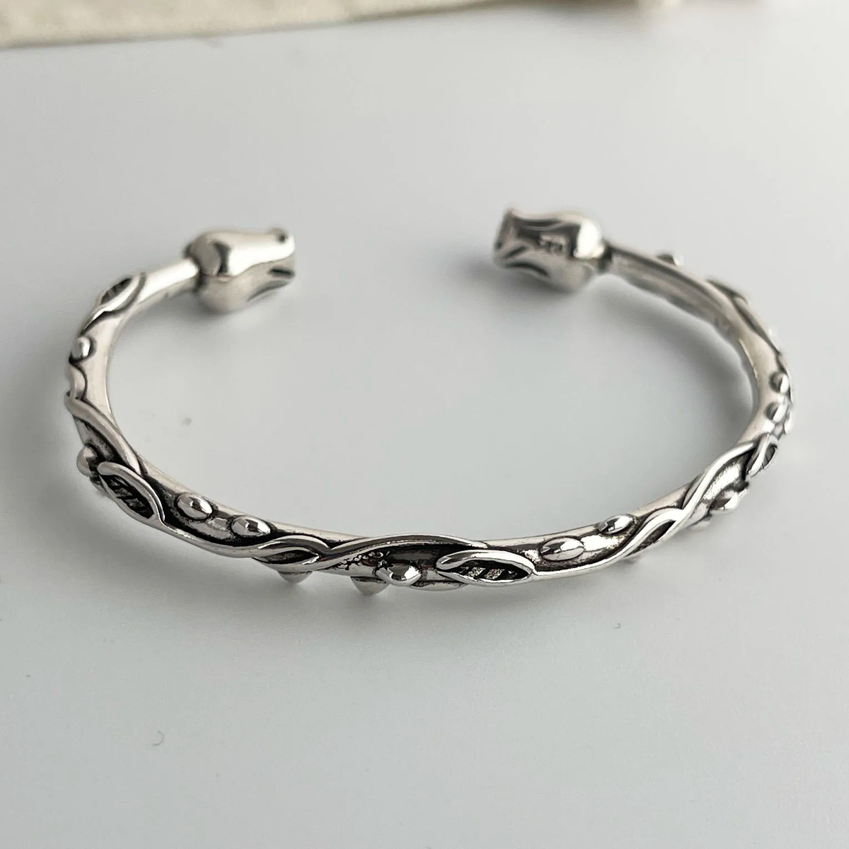 Thorn Rose Cuff Bracelet