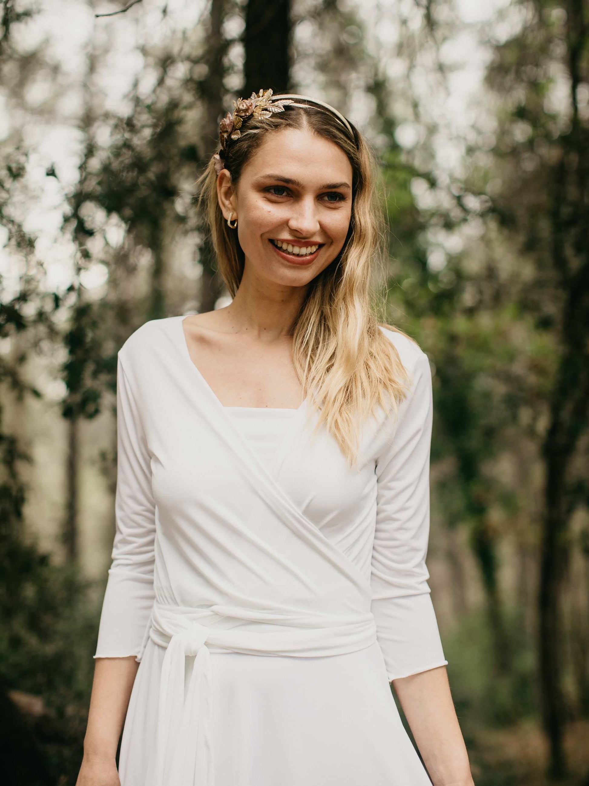 MAXI DRESS BRIDE 3/4 SLEEVE-0