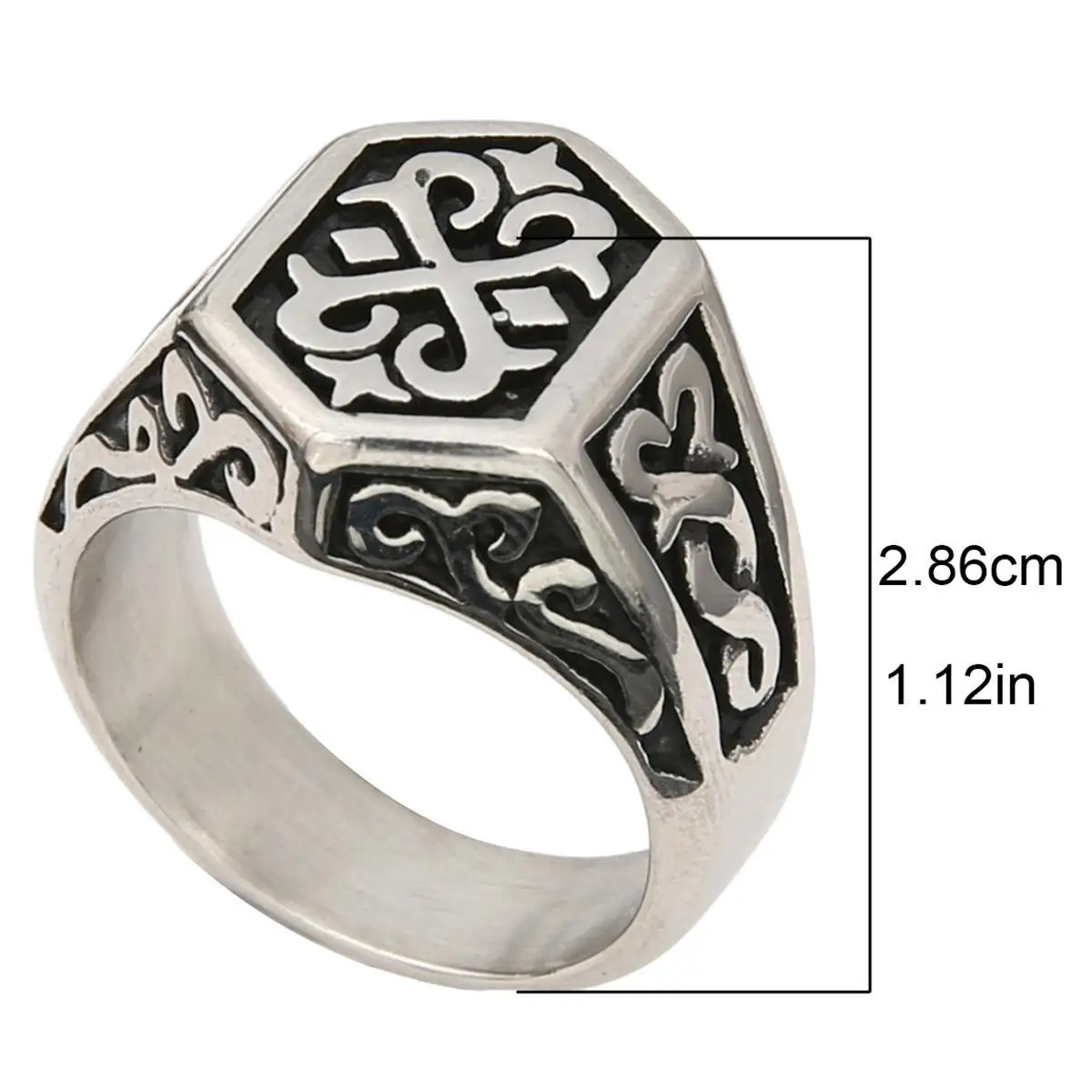 Gothic Pattern Ring