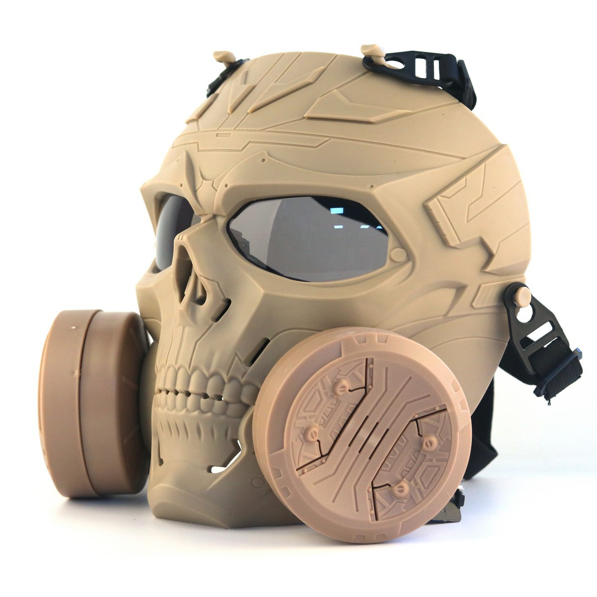 Tactical Skull Mask With Dual Fans