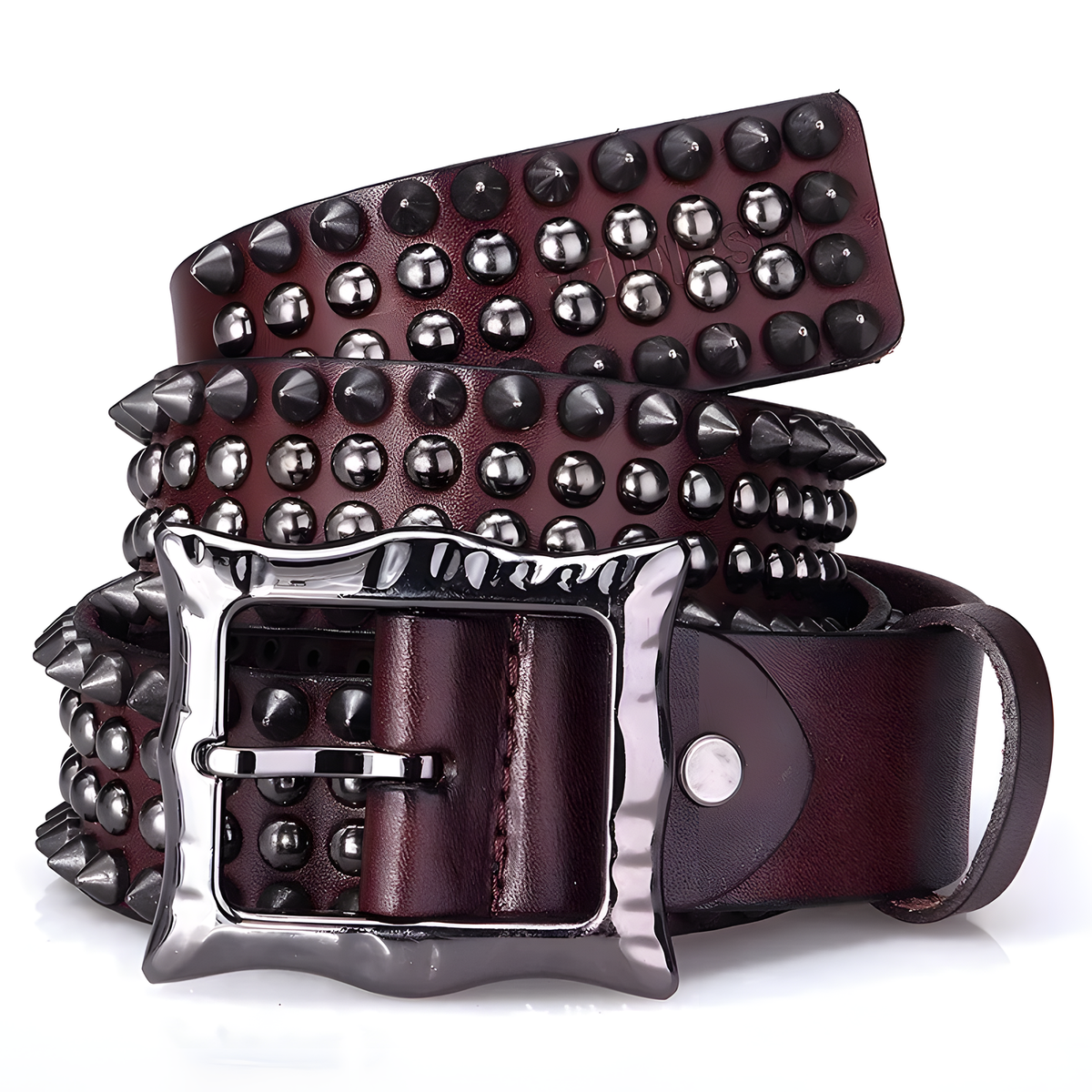 Studded Leather Belt