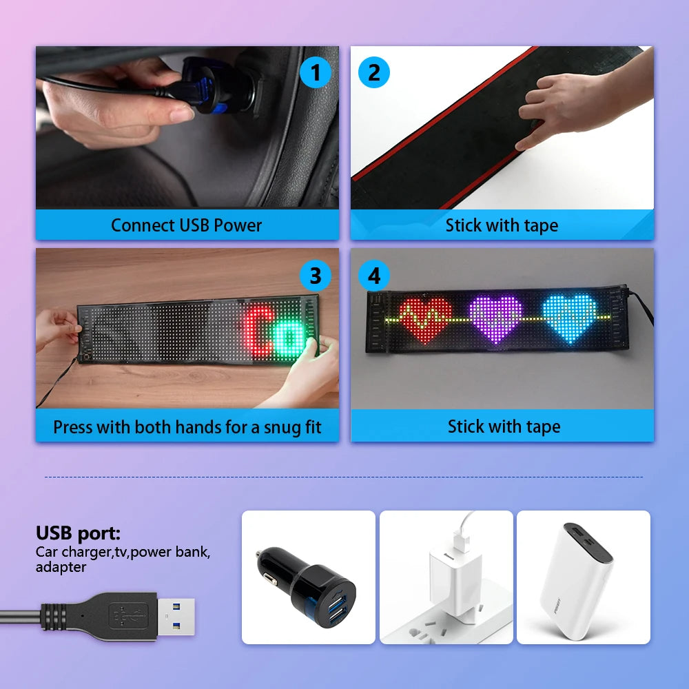 Flexibles Auto-LED-Panel
