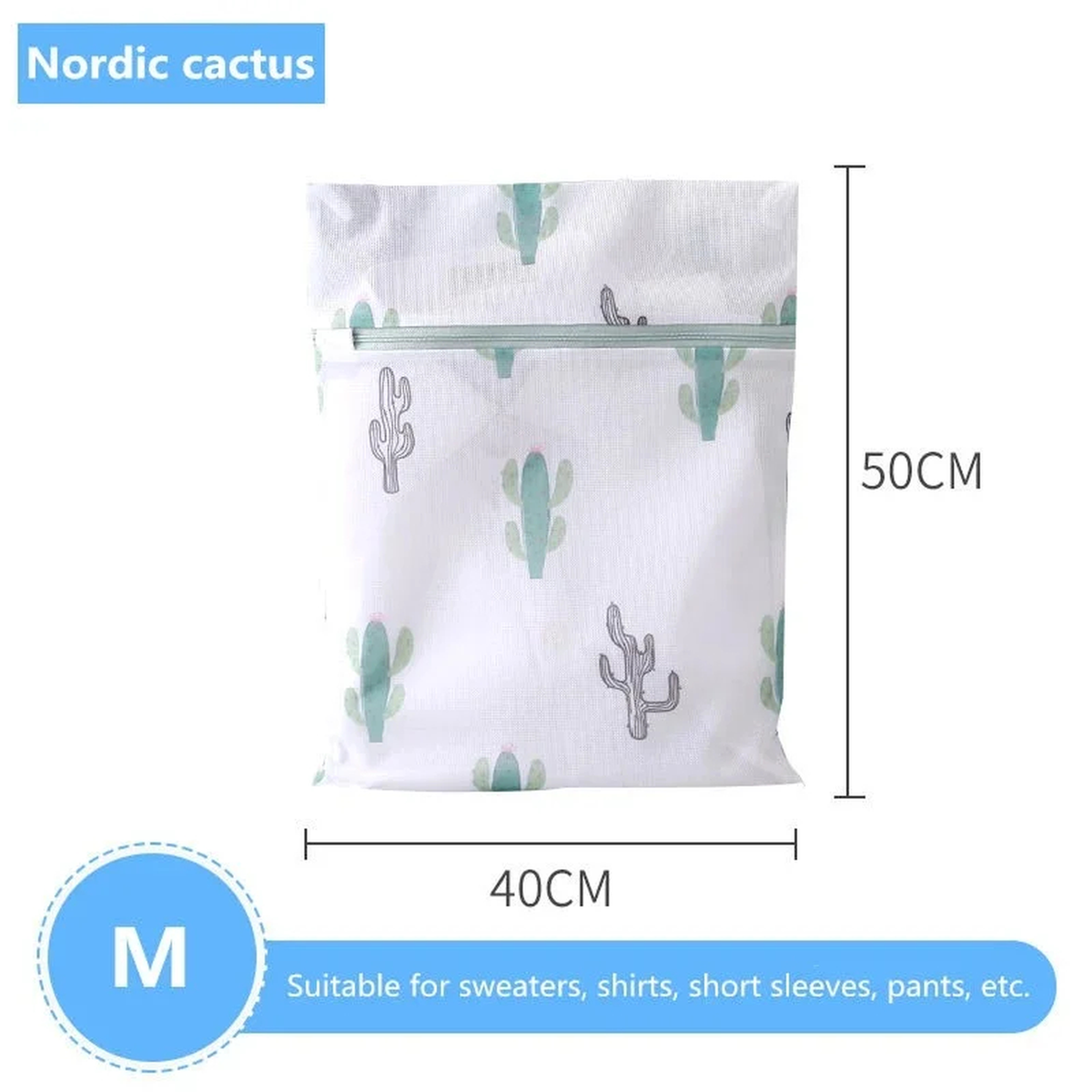 Cactus Mesh Laundry Bag
