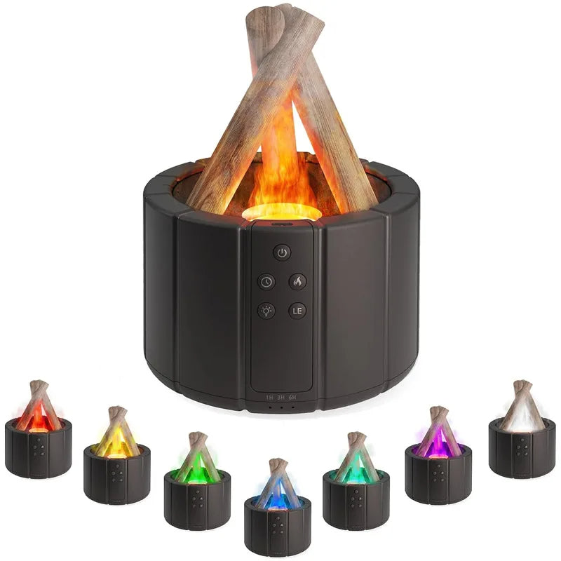 Diffusor in Lagerfeuerform