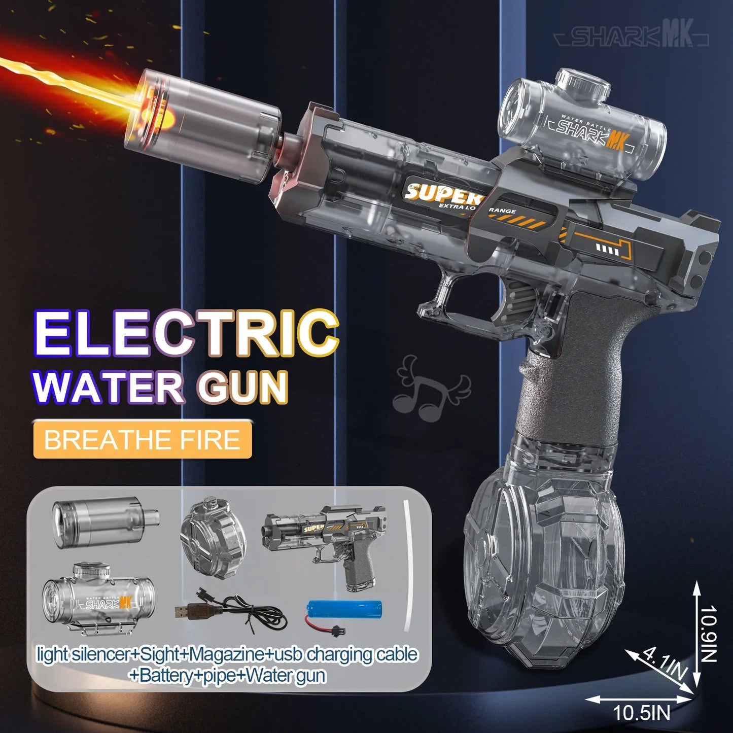 Glow LED Water Gun