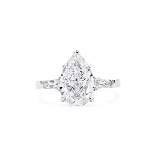 S925 Sterling Silver Platinum Plated Ring