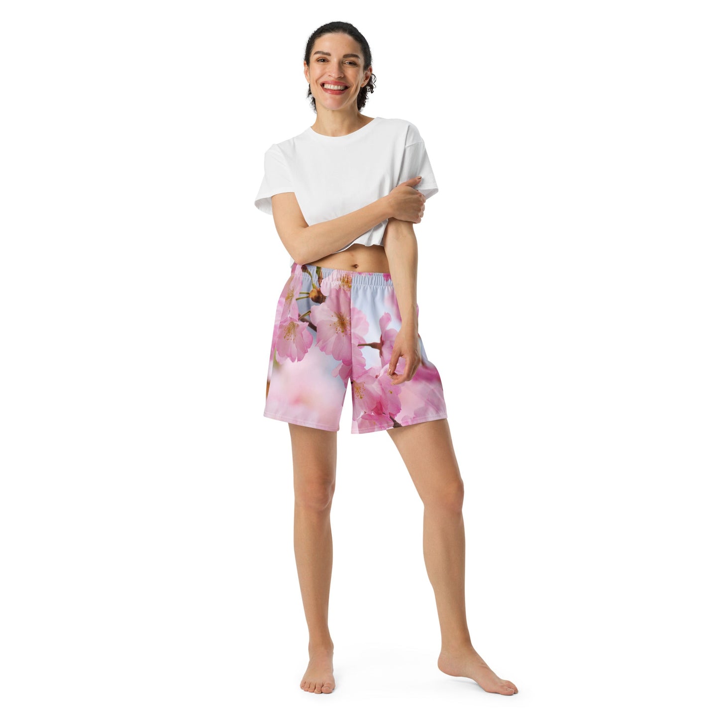 All-Over Print Unisex Athletic Long Shorts