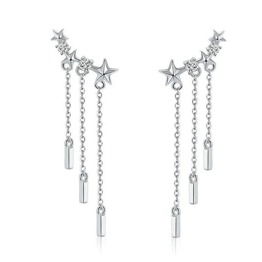 Women's 925 Sterling Silver Trendy Earrings