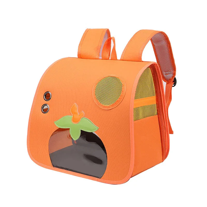Cat Bag Large Capacity Cartoon Outdoor Lightweight Pet Backpack Comfortable And Breathable