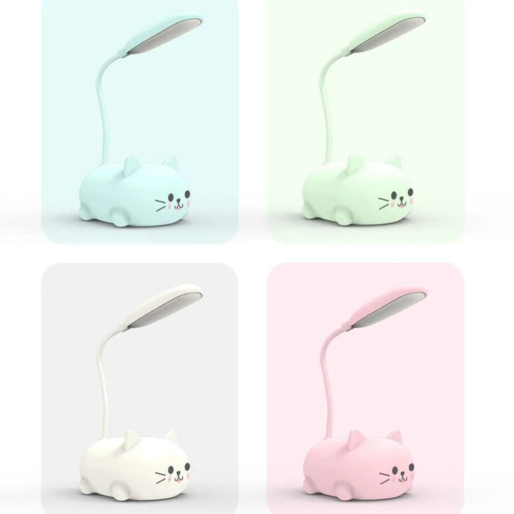 Bordslampa katt – söt LED-lampa för barnrum & skrivbord