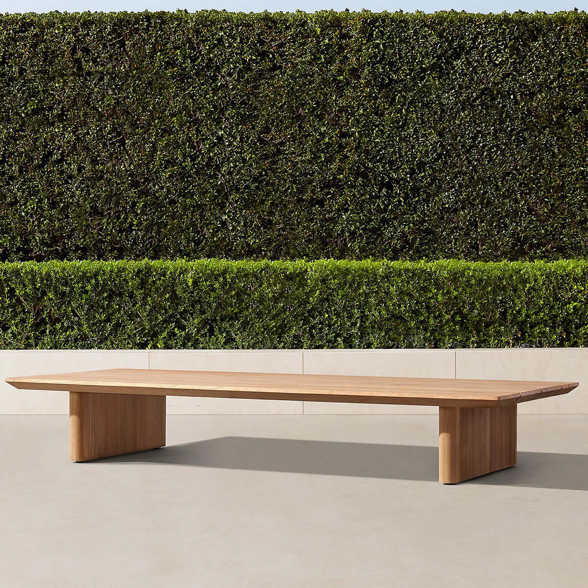 Bruce Rectangular Teak Coffee Table-0