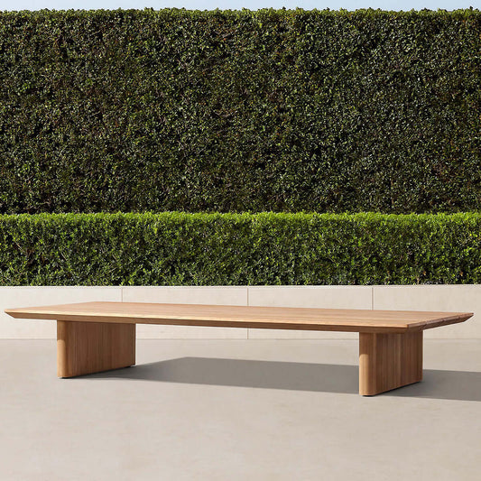 Bruce Rectangular Teak Coffee Table-0