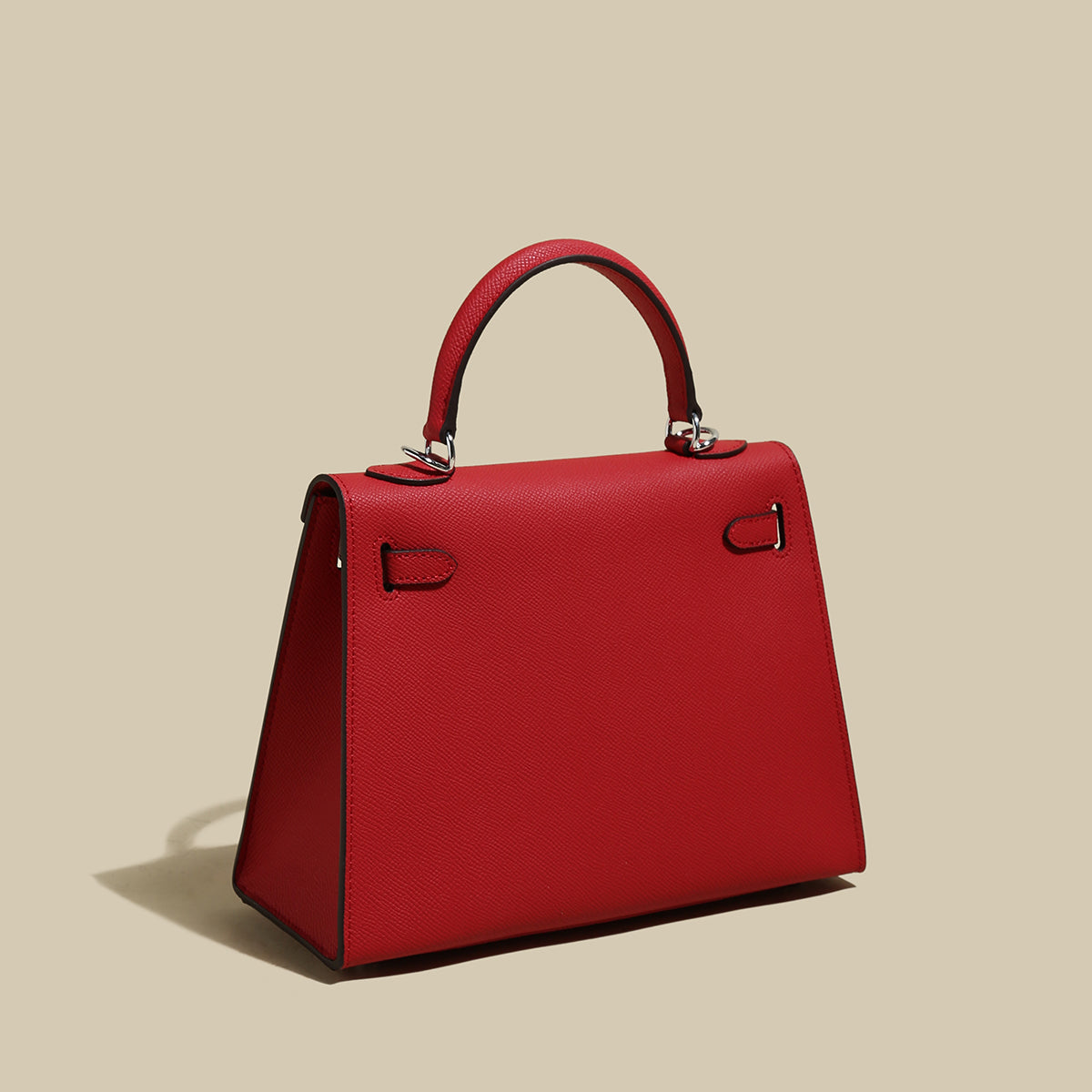 Classic Top-Handle Leather Bag-4