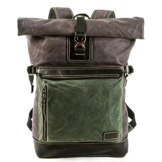 Contrast Color Unisex Backpack