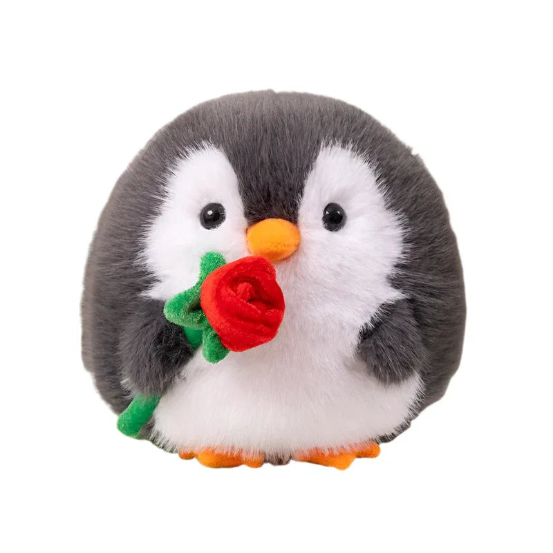 Cute Rose Penguin Doll Plush Toys