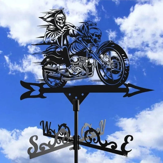 Dekorative Windfahne aus Metall für Dach und Garten