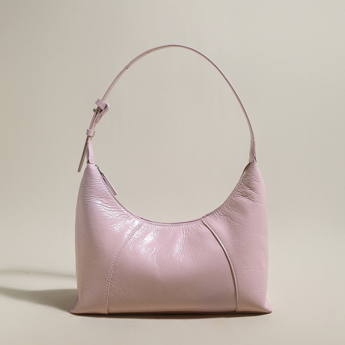 Emmanuelle Leather Shoulder Bag-5