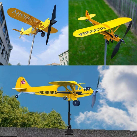 Flugzeugwetterfahne – dekoratives Detail für Flugbegeisterte