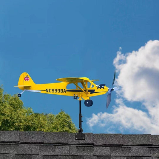 Flugzeugwetterfahne – dekoratives Detail für Flugbegeisterte