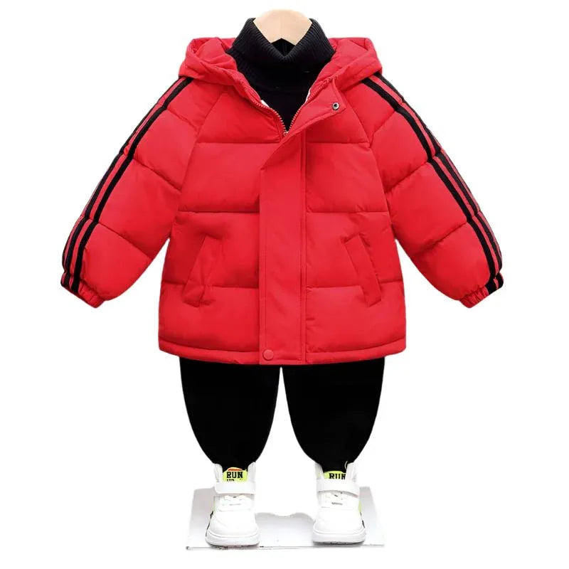 Hooded Warm Thick Winter Jacket For Boys